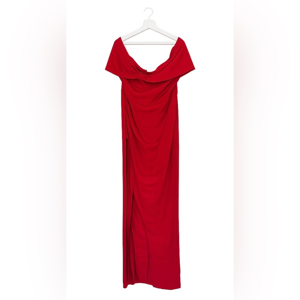 Elegant Red Evening Gown